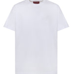 T-shirt in cotone con ricamo logo 796395 XJHKE9692 GUCCI 
