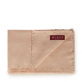 Scialle in lana e seta jacquard 809634 3GA385879 GUCCI 