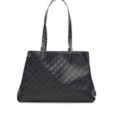 Borsa shopping GG Emblem in pelle<BR/> 815213 AAFDV1000 GUCCI 