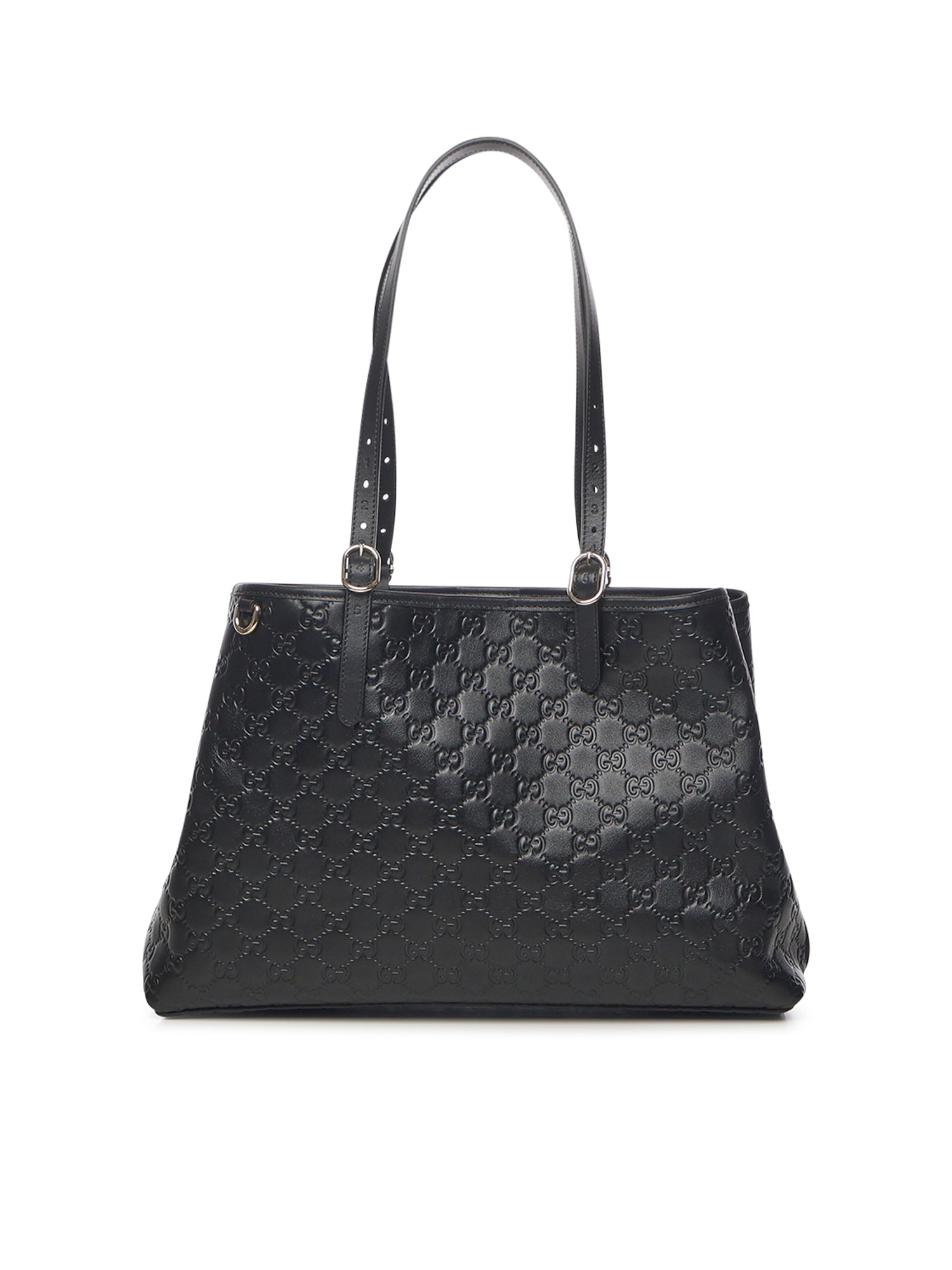 Borsa shopping GG Emblem in pelle<BR/> 815213 AAFDV1000 GUCCI 