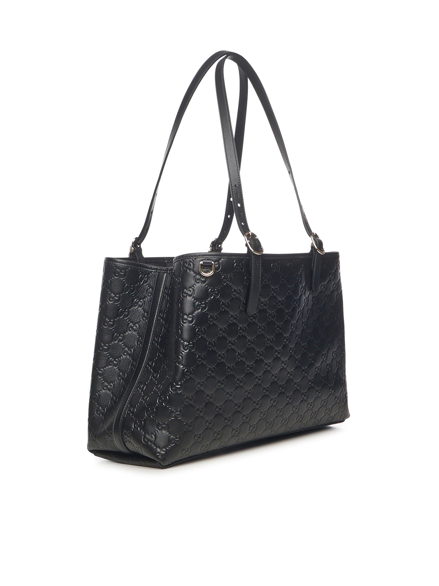 Borsa shopping GG Emblem in pelle<BR/> 815213 AAFDV1000 GUCCI 