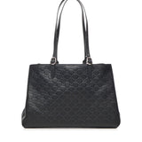 Borsa shopping GG Emblem in pelle<BR/> 815213 AAFDV1000 GUCCI 