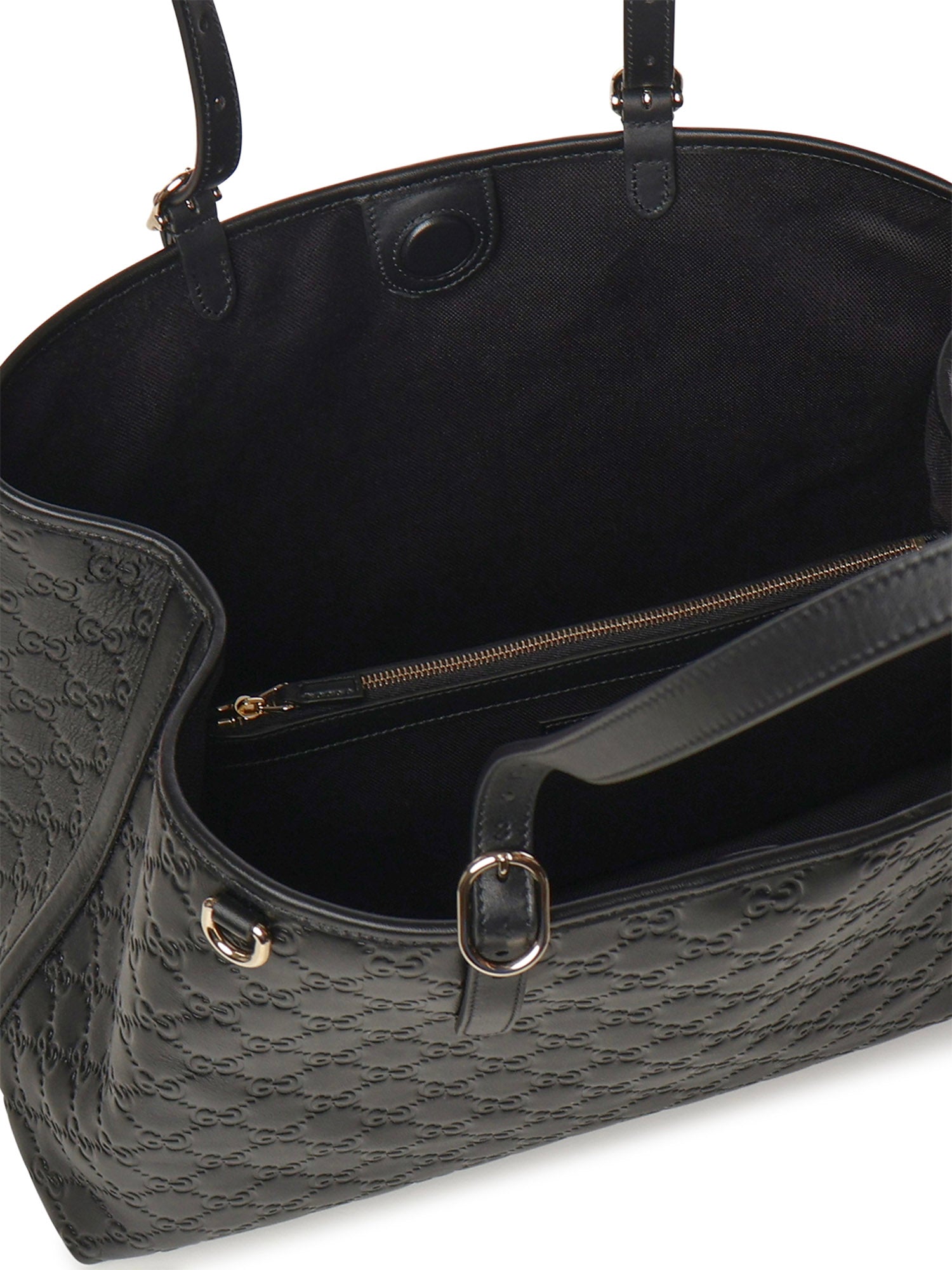 Borsa shopping GG Emblem in pelle<BR/> 815213 AAFDV1000 GUCCI 