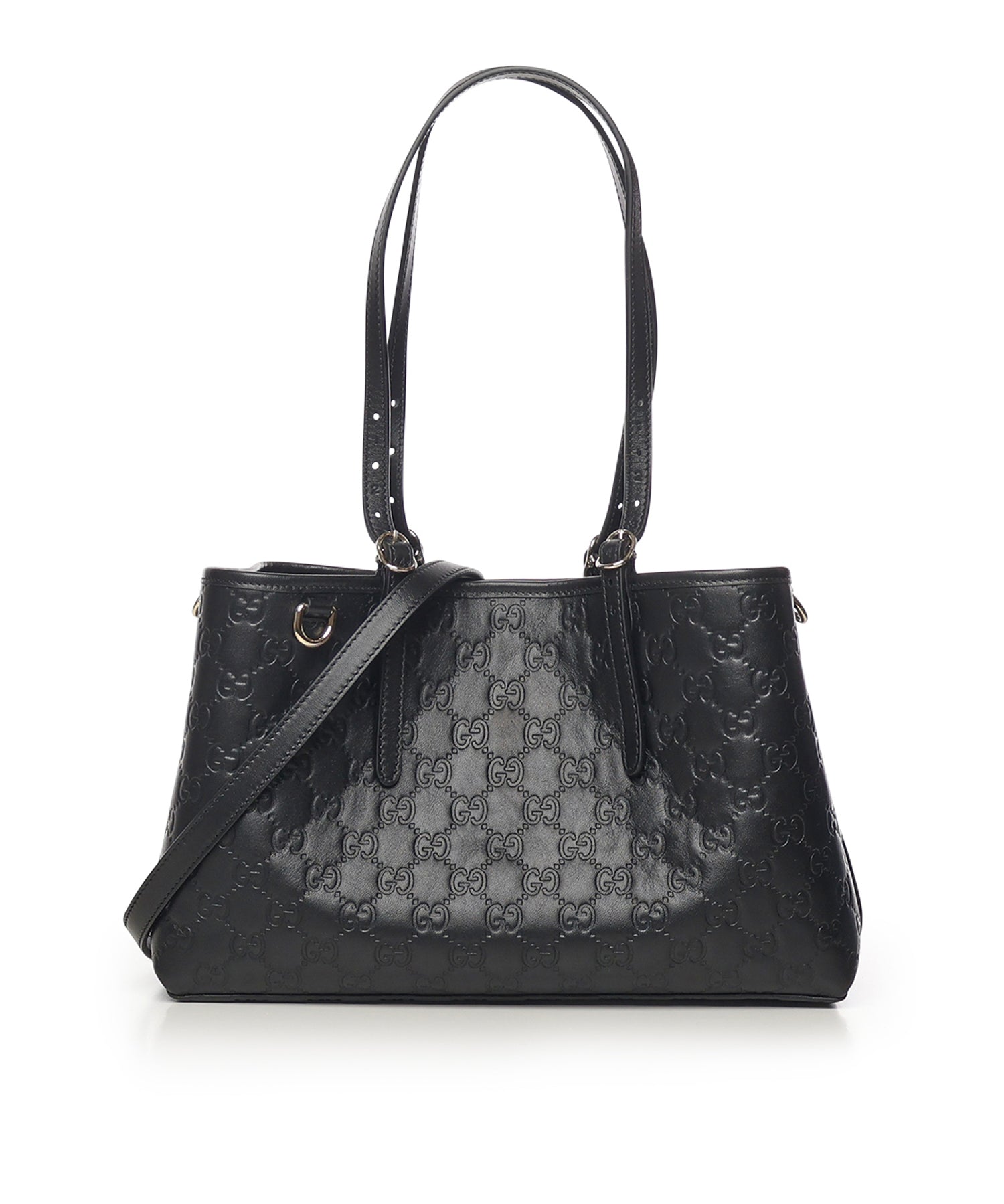 Borsa shopping GG Emblem in pelle media 815214 AAFDV1000 GUCCI 