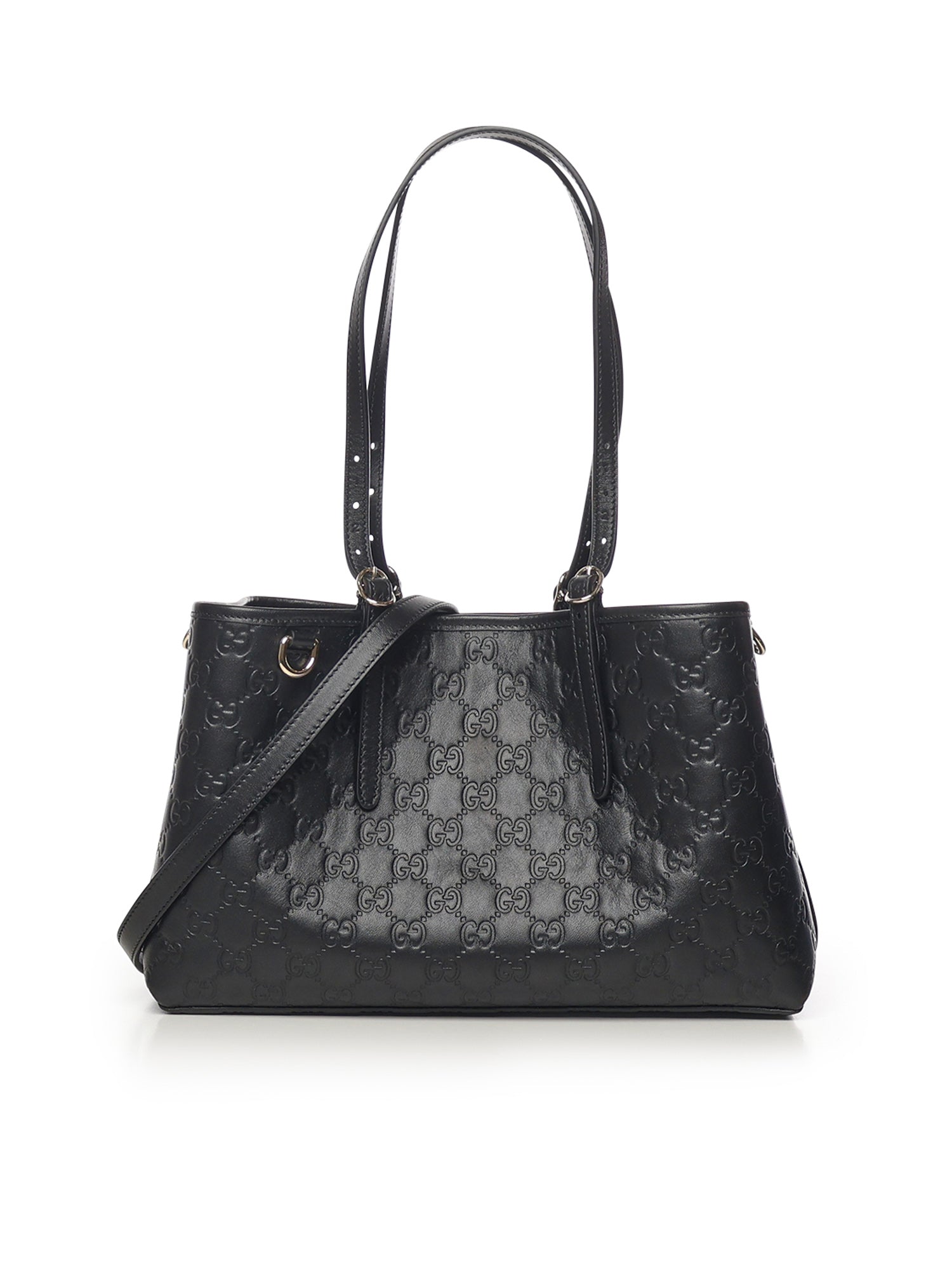 Borsa shopping GG Emblem in pelle media 815214 AAFDV1000 GUCCI 