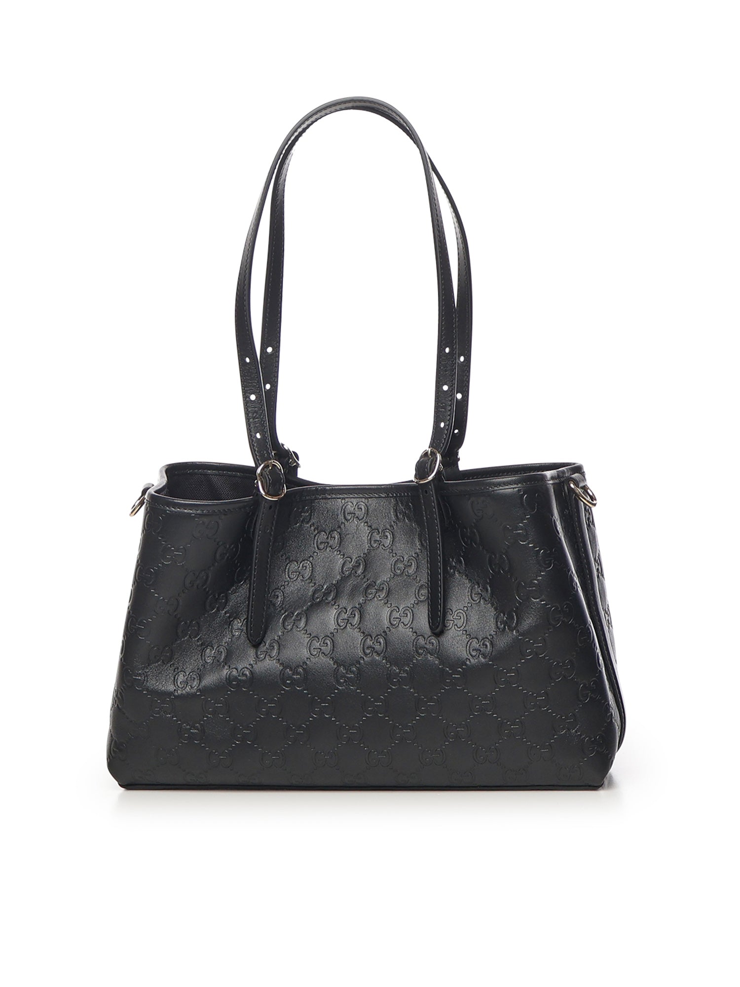 Borsa shopping GG Emblem in pelle media 815214 AAFDV1000 GUCCI 