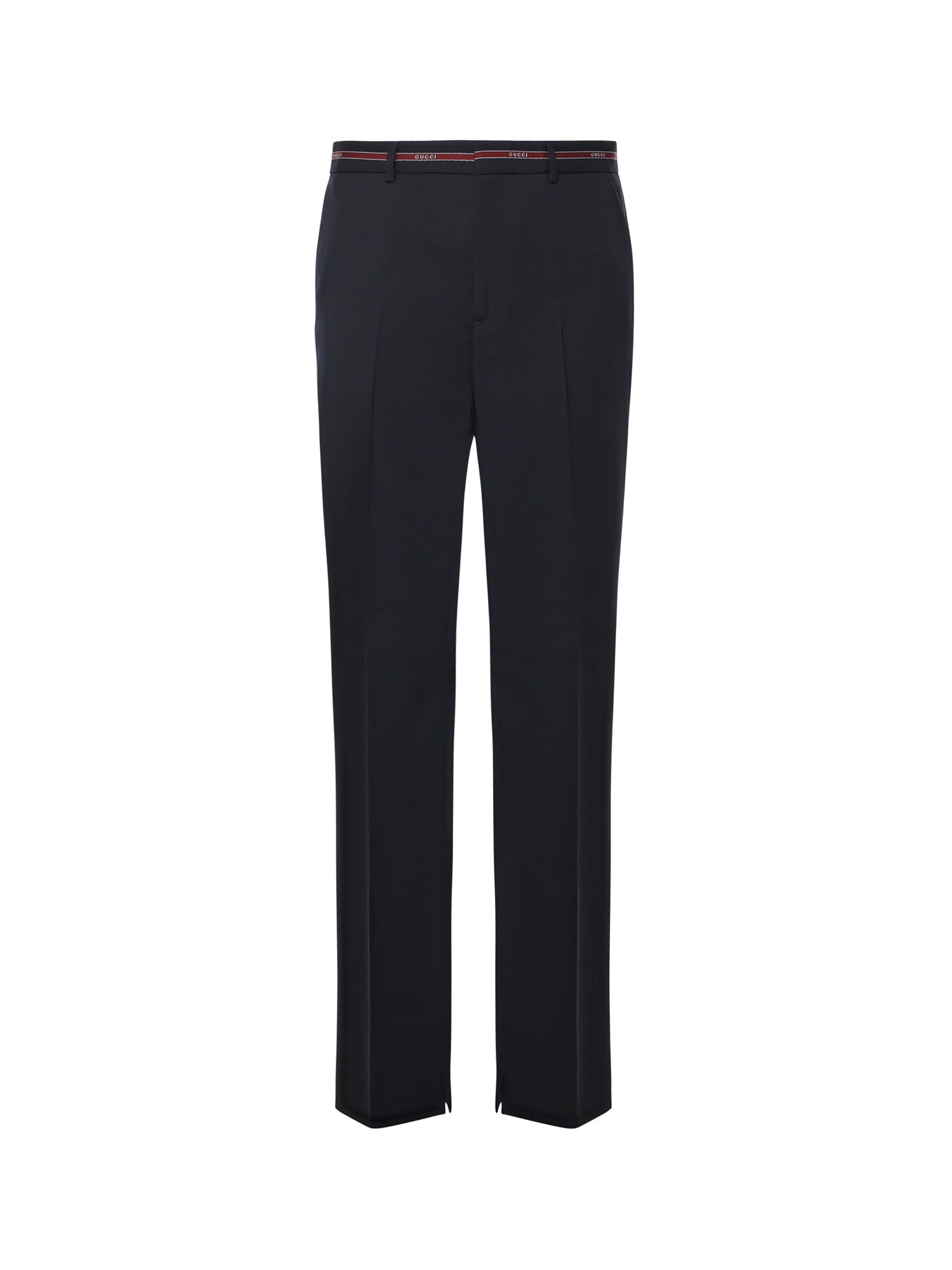 Pantalone in lana con dettaglio cimosa 832544 Z7AQV4668 GUCCI 