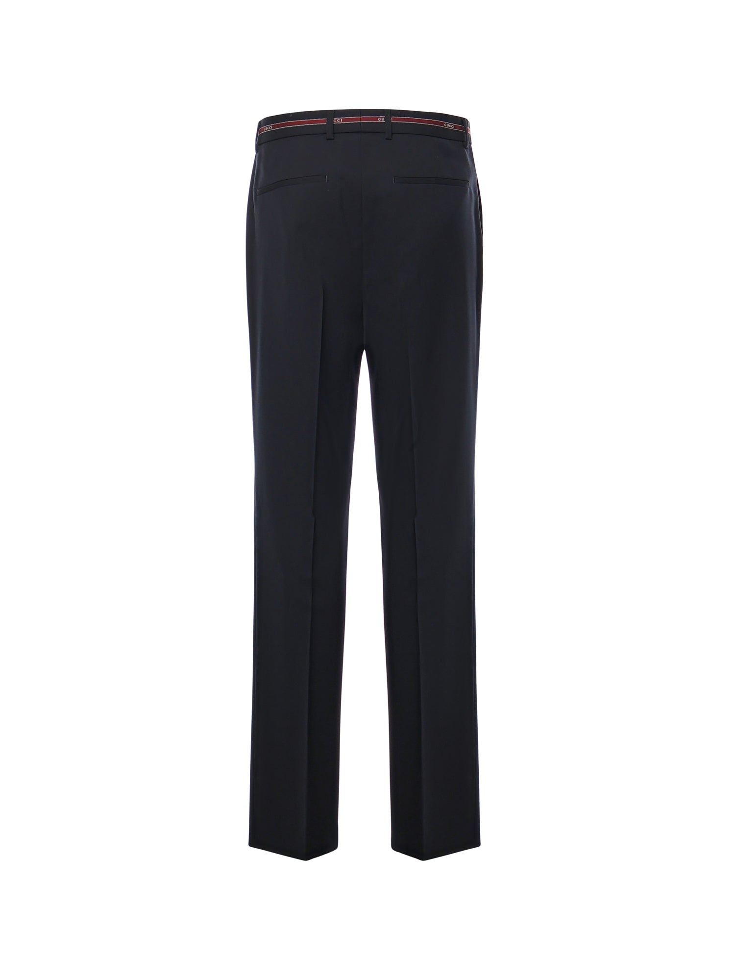 Pantalone in lana con dettaglio cimosa 832544 Z7AQV4668 GUCCI 
