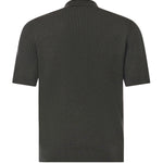 Polo in maglia di lana e cashmere a coste 833503 XKEYU3026 GUCCI 