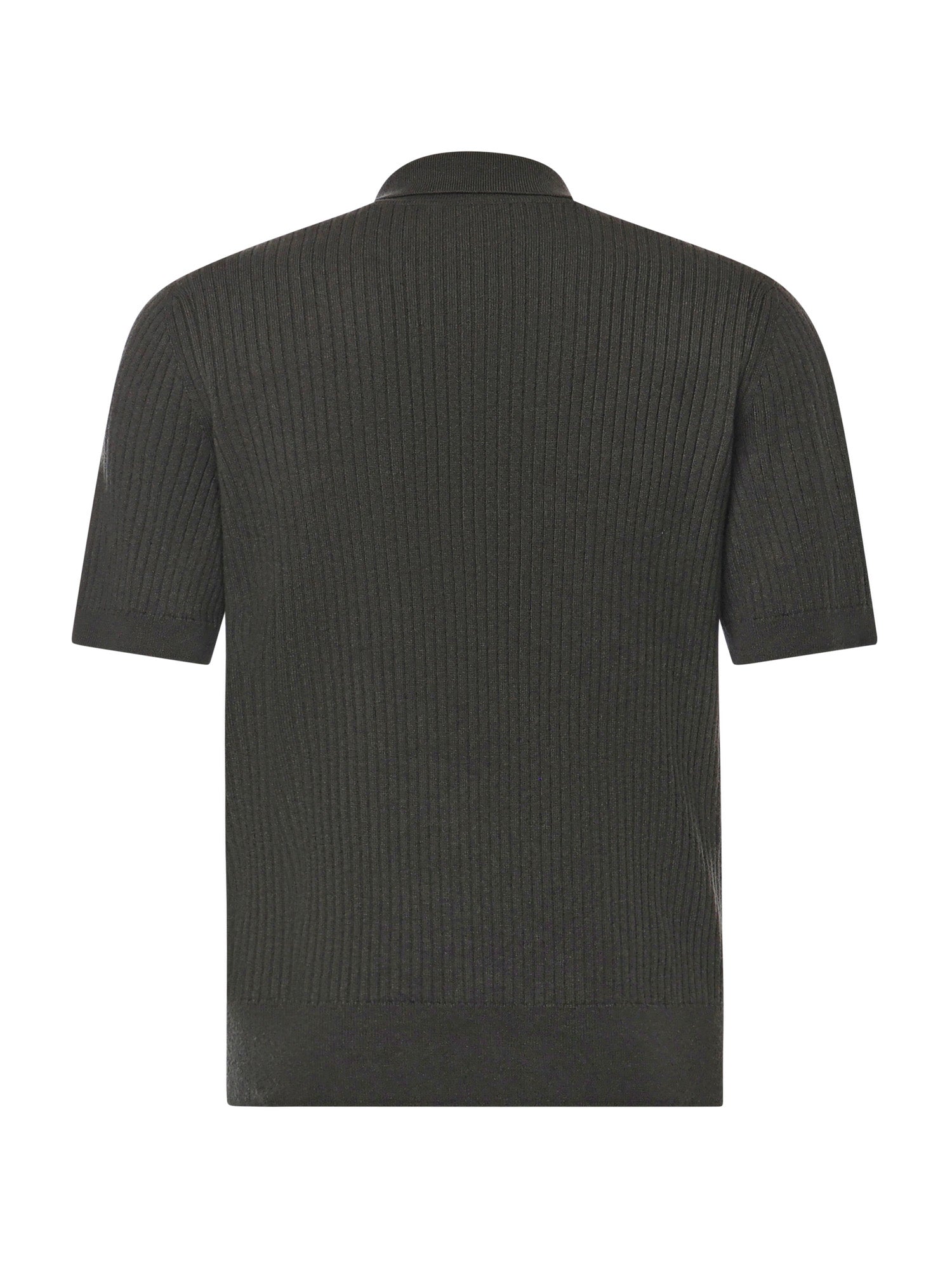 Polo in maglia di lana e cashmere a coste 833503 XKEYU3026 GUCCI 
