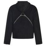 Giacca in lana con zip PREAW25M02158 BLK01 HELIOT EMIL 