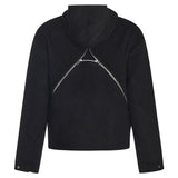 Giacca in lana con zip PREAW25M02158 BLK01 HELIOT EMIL 