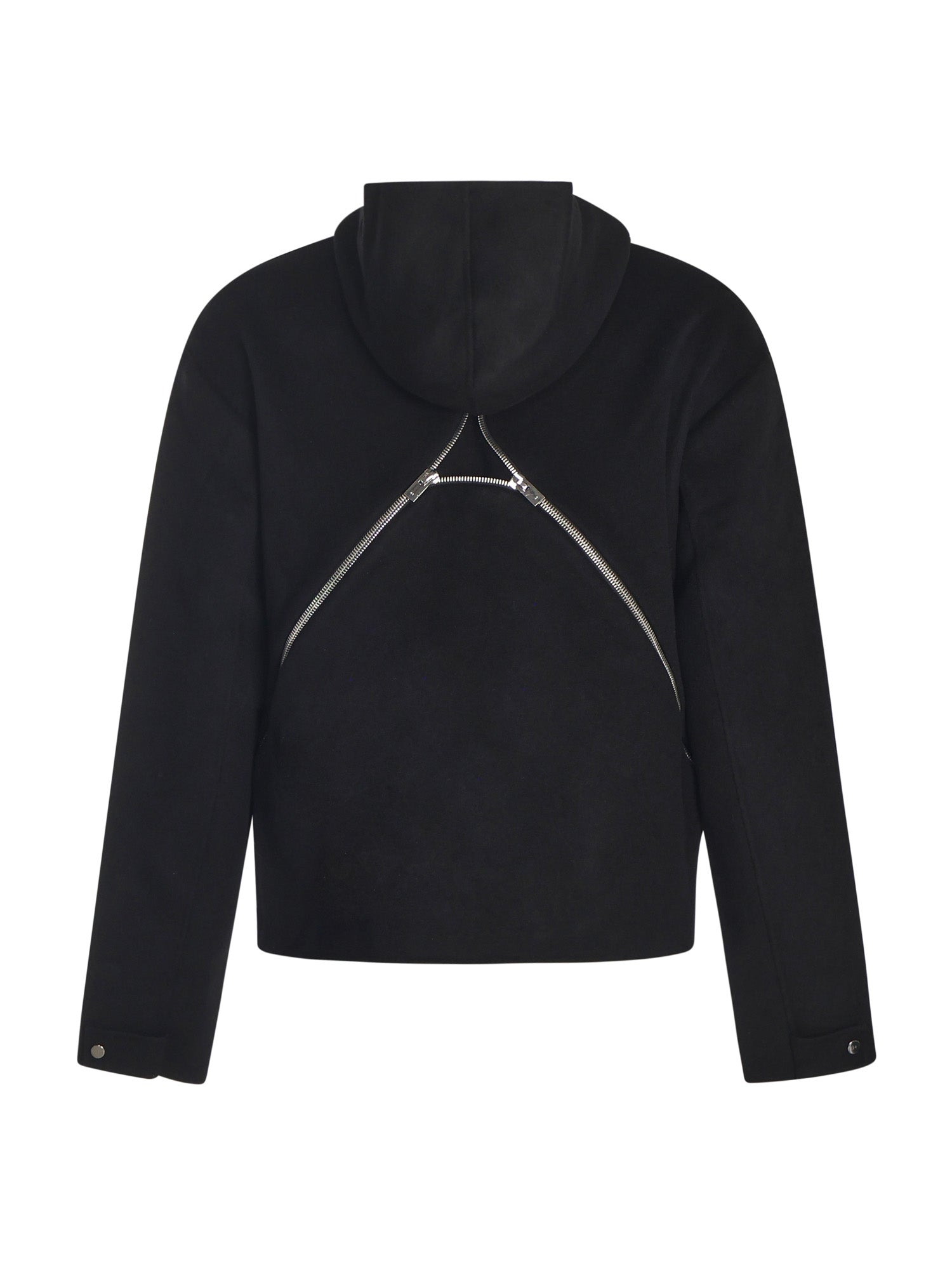 Giacca in lana con zip PREAW25M02158 BLK01 HELIOT EMIL 