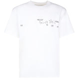 T-shirt Fulgens PREAW25M09141 WHT02 HELIOT EMIL 
