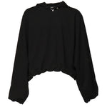 Felpa in cotone con cappuccio PRESS25M08073 BLK01 HELIOT EMIL 