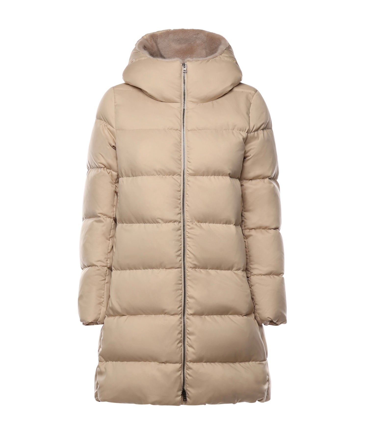 Piumino A-shape in arendelle e new lady faux fur PI001948D 12414Z1980 HERNO 