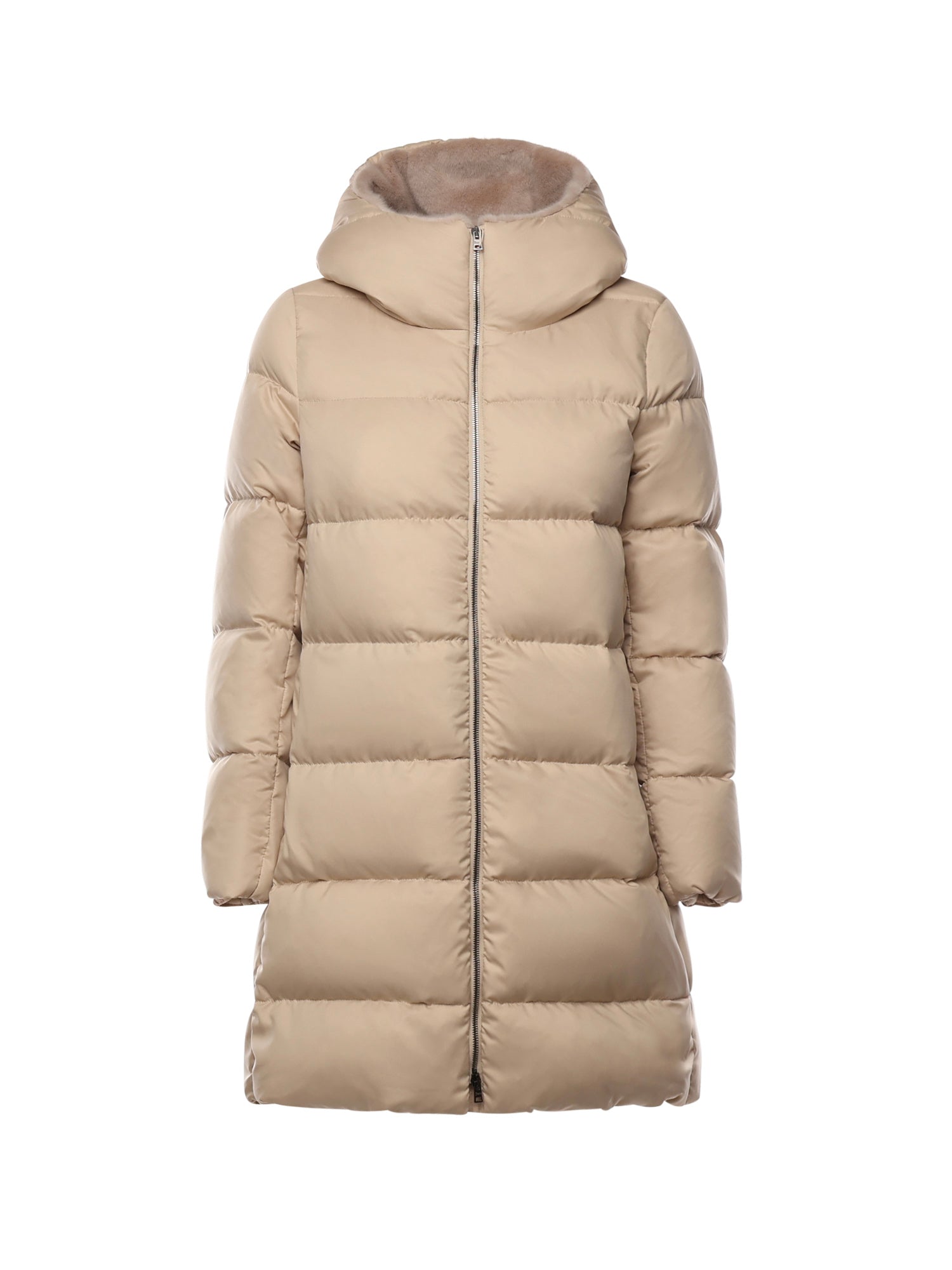 Piumino A-shape in arendelle e new lady faux fur PI001948D 12414Z1980 HERNO 