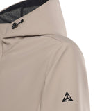 Parka con cappuccio e logo HE9440013 BEIGE HESKIMO 