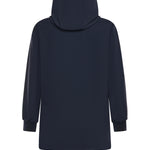 Parka con cappuccio e logo HE9440013 BLUE HESKIMO 