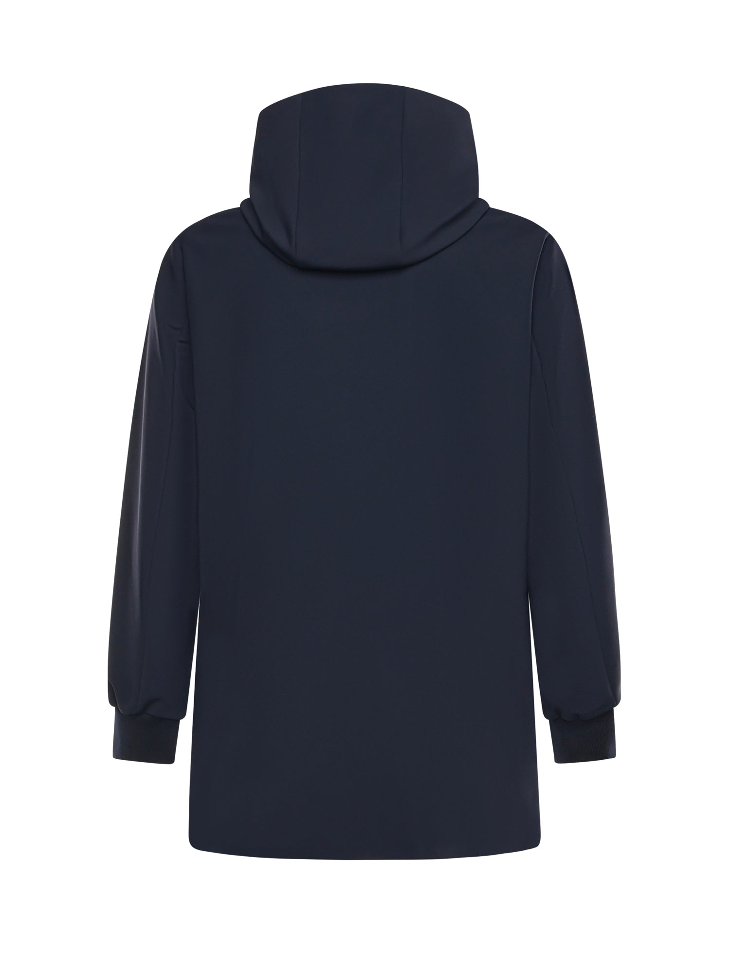 Parka con cappuccio e logo HE9440013 BLUE HESKIMO 