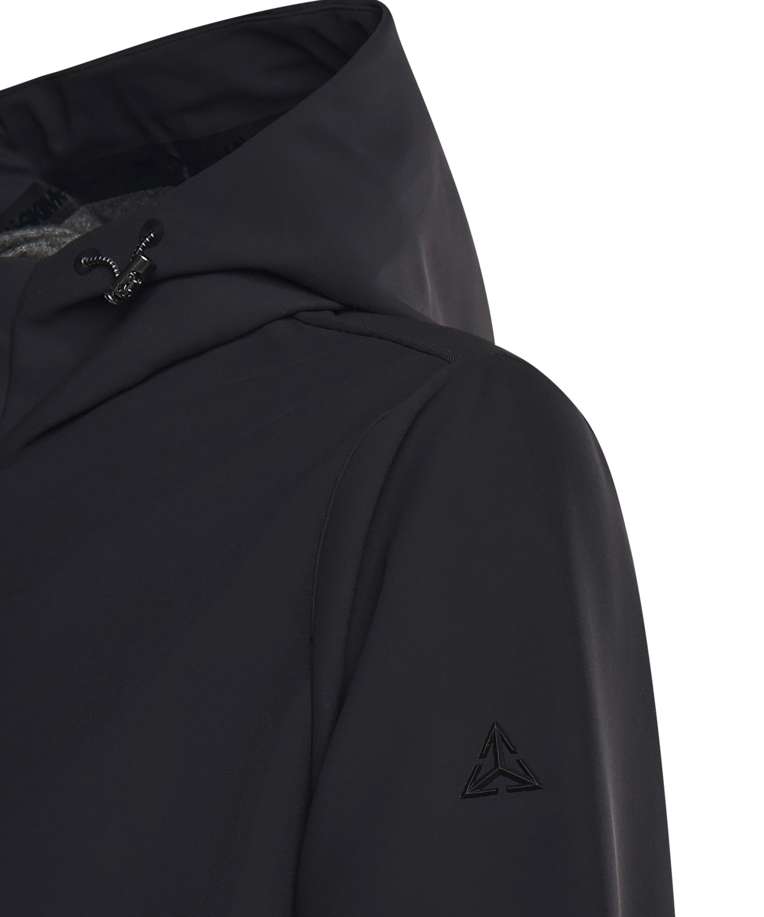 Parka con cappuccio e logo HE9440013 NERO HESKIMO 