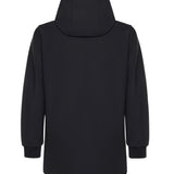 Parka con cappuccio e logo HE9440013 NERO HESKIMO 