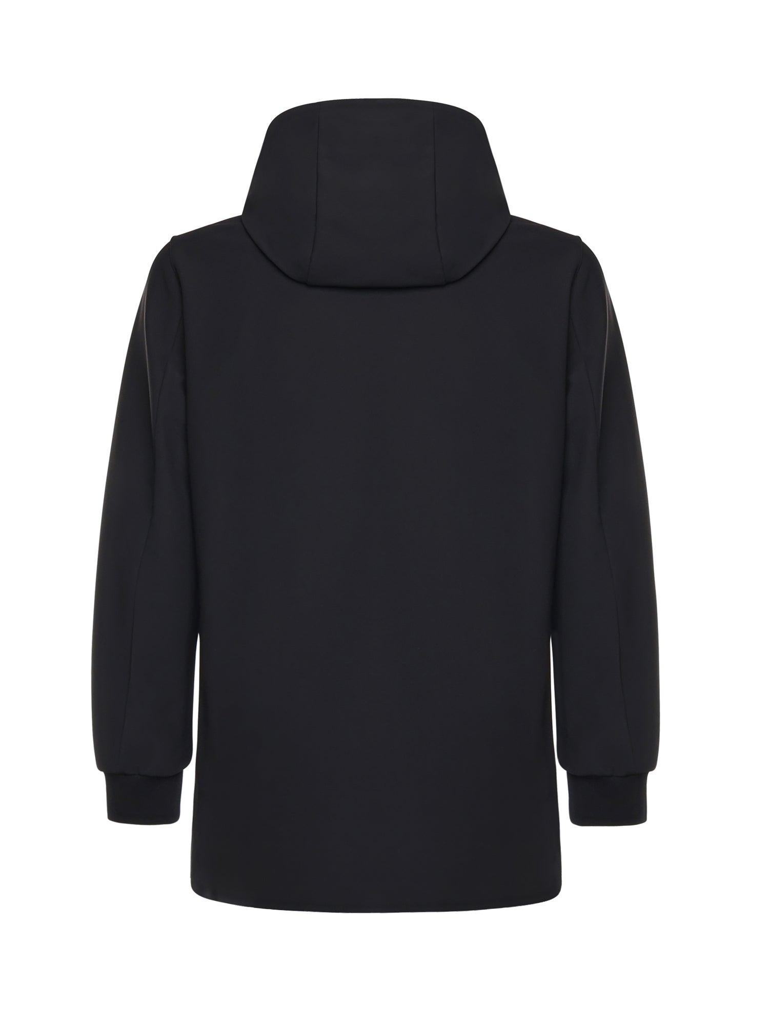 Parka con cappuccio e logo HE9440013 NERO HESKIMO 