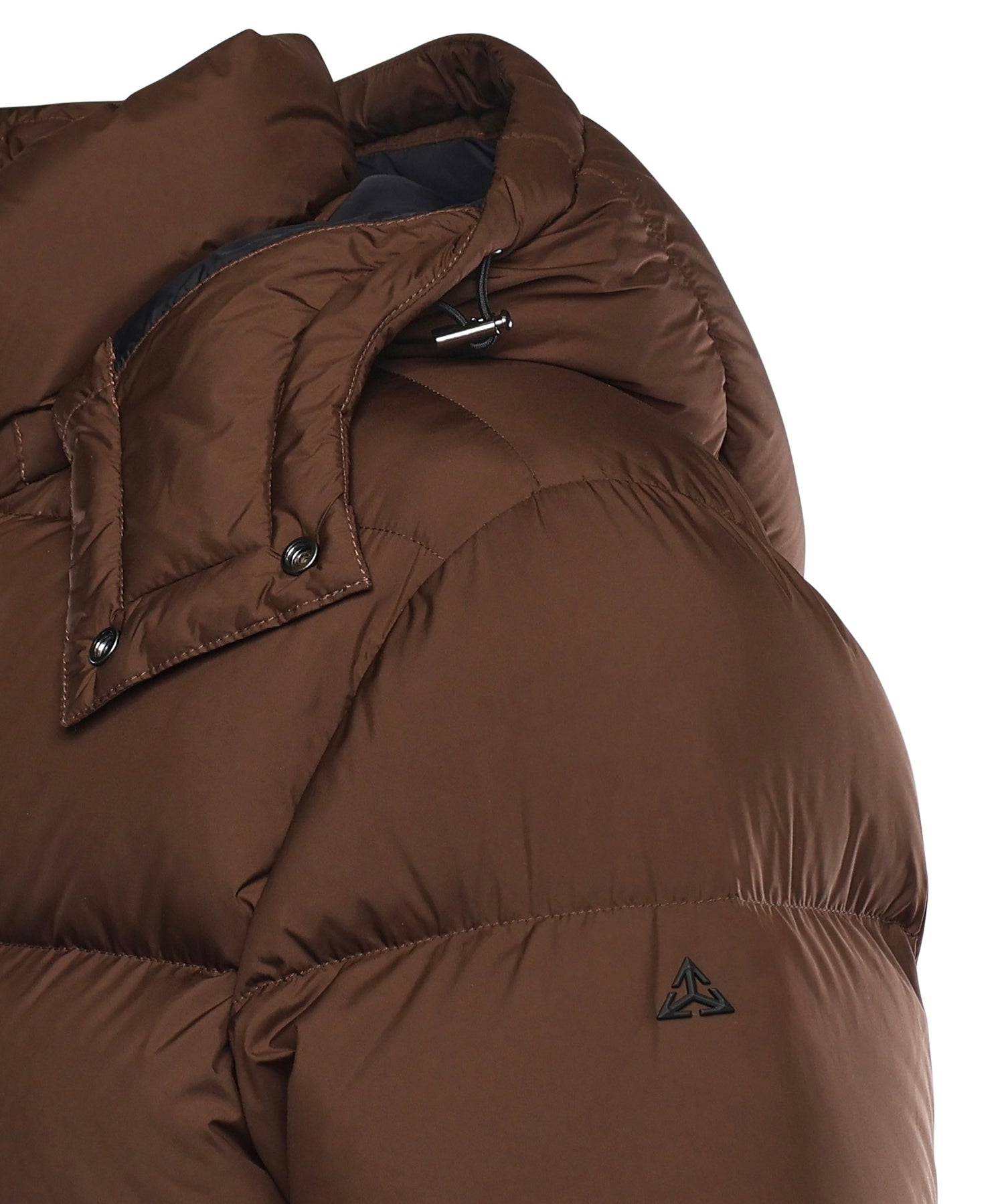 Piumino con logo HE9440025 MORO HESKIMO 