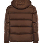 Piumino con logo HE9440025 MORO HESKIMO 