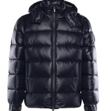 Piumino in nylon con logo HE9440035 BLUE HESKIMO 