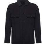 Shirt Jacket in panno<BR/> KJM04512070WND U807 HOGAN 