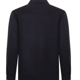 Shirt Jacket in panno<BR/> KJM04512070WND U807 HOGAN 