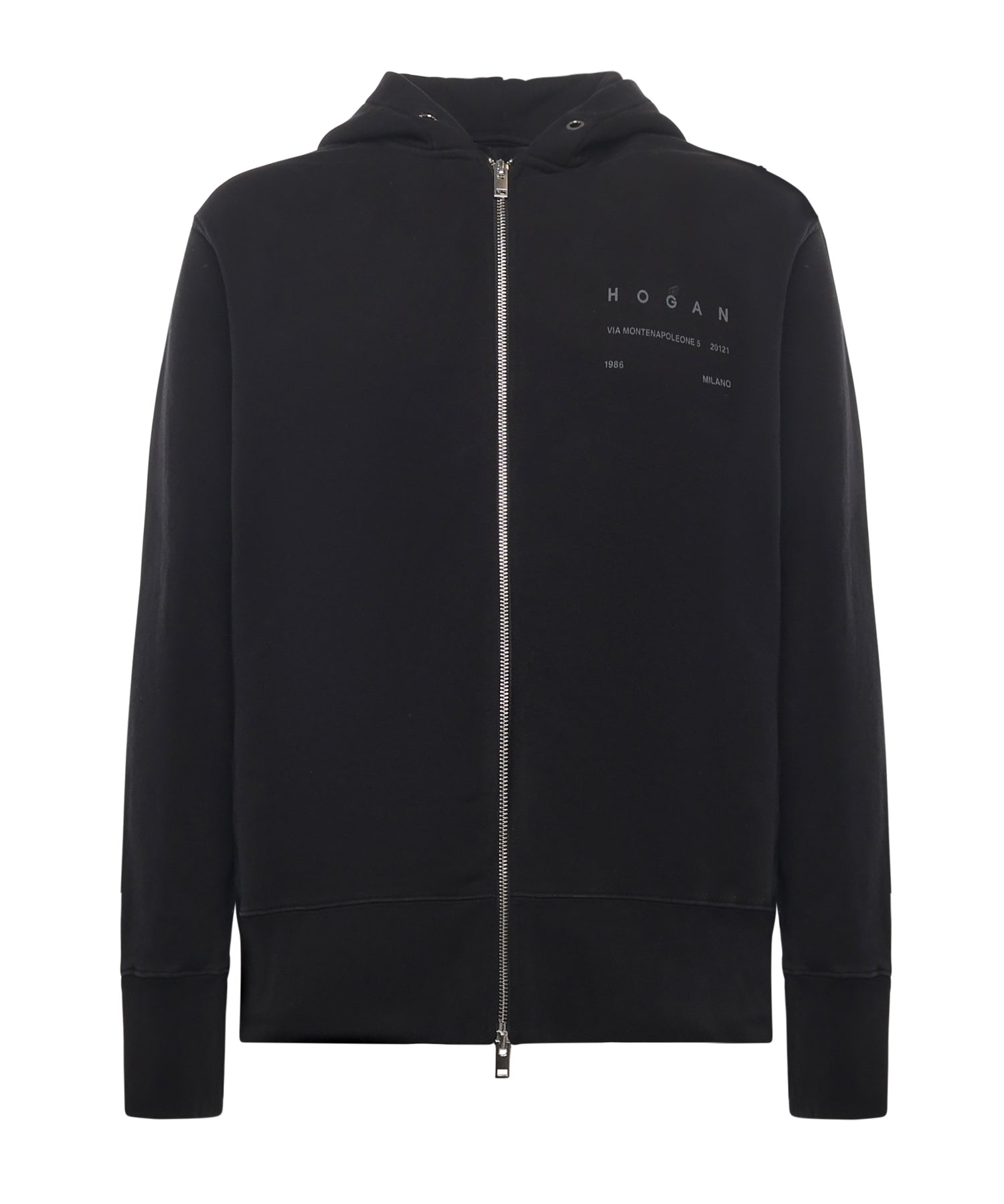 Felpa con zip in cotone KQMB551203TXUY B999 HOGAN 