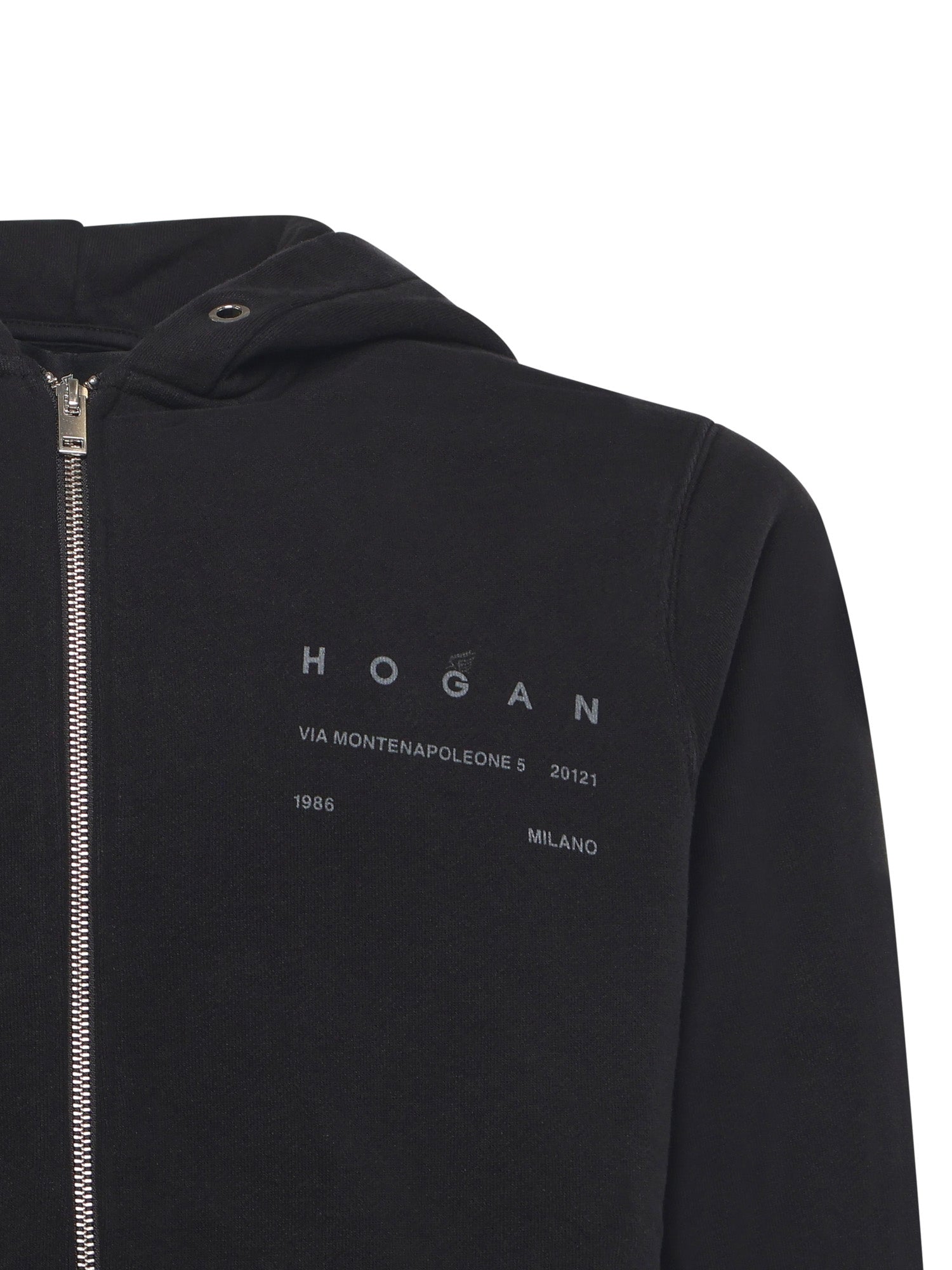 Felpa con zip in cotone KQMB551203TXUY B999 HOGAN 