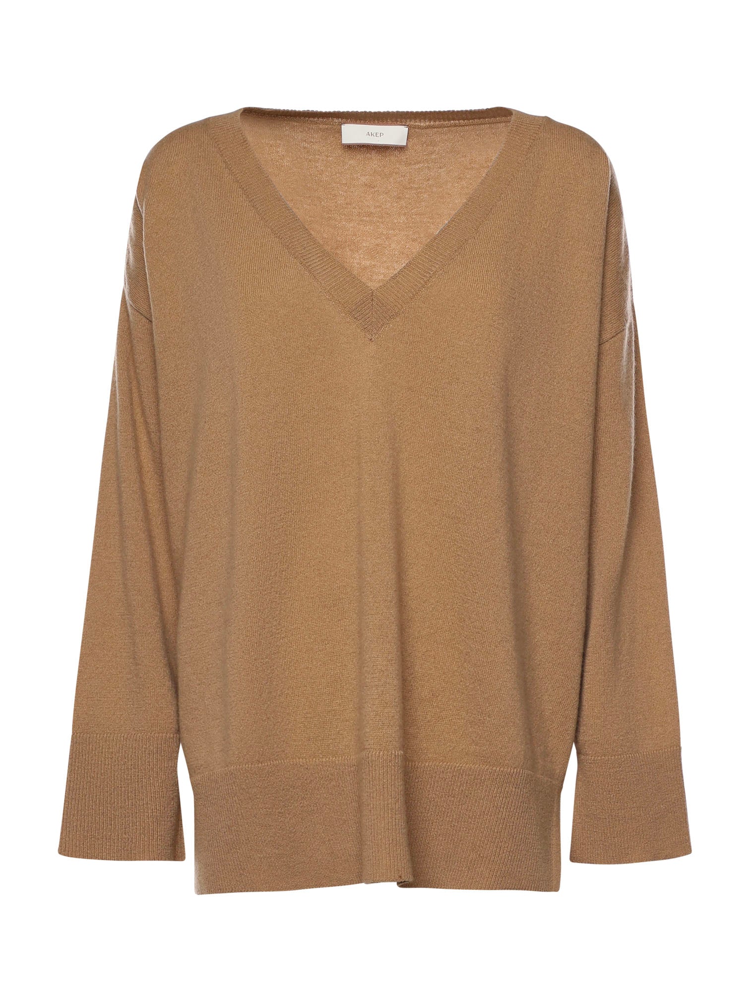 Maglia in lana e cashmere MGKD11004 CAMMELLO INSPIRED BY AKEP 