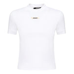 T-shirt in gros grain 24ETSW00133AJ00124 100 JACQUEMUS 