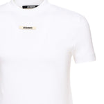 T-shirt in gros grain 24ETSW00133AJ00124 100 JACQUEMUS 
