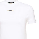 T-shirt in gros grain 24ETSW00133AJ00124 100 JACQUEMUS 
