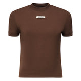 T-shirt in gros grain 24ETSW00133AJ00124 880 JACQUEMUS 