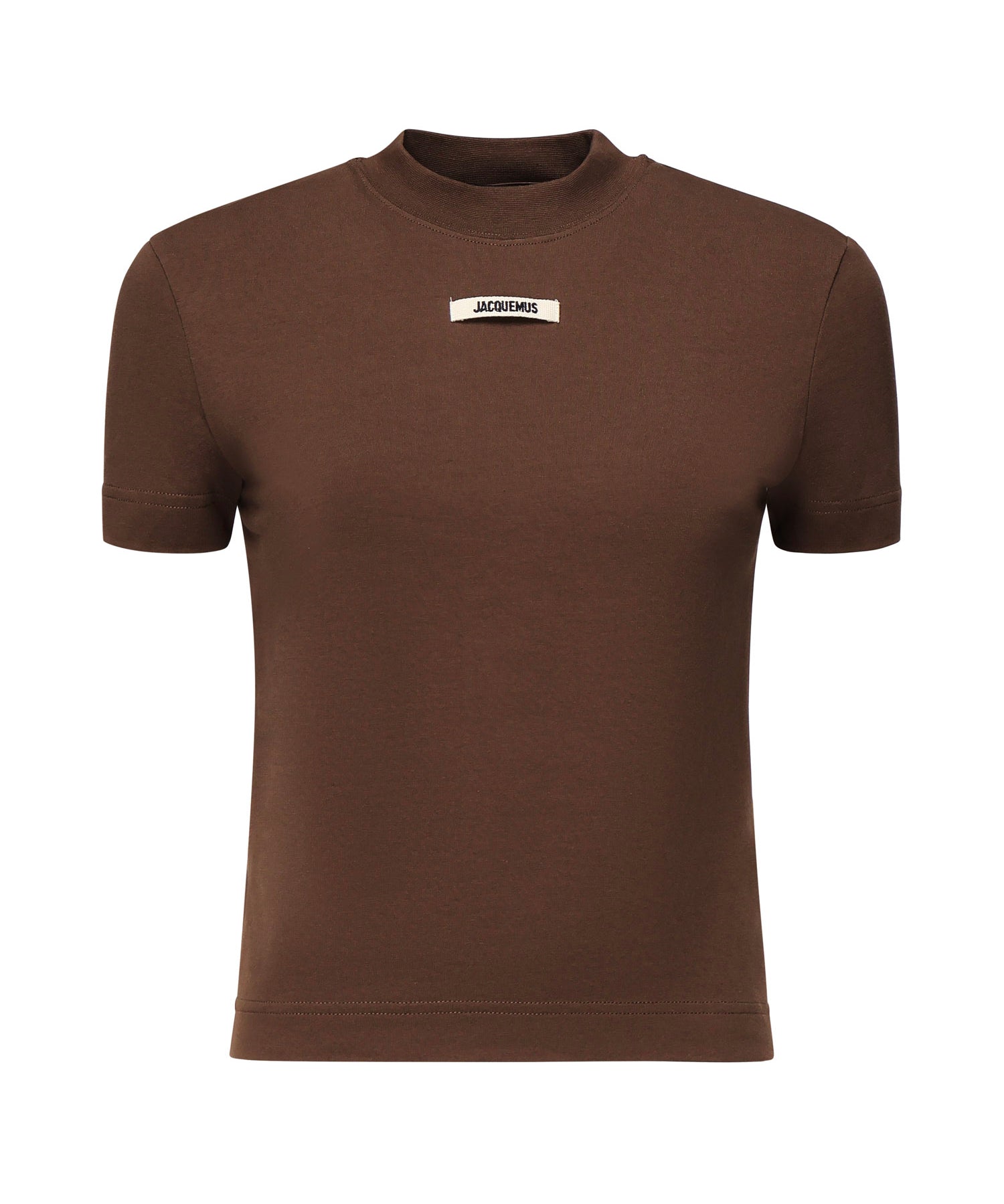 T-shirt in gros grain 24ETSW00133AJ00124 880 JACQUEMUS 