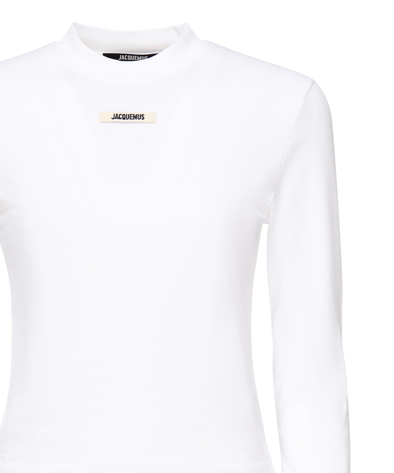 T-shirt in gros grain 24ETSW00155AJ00124 100 JACQUEMUS 