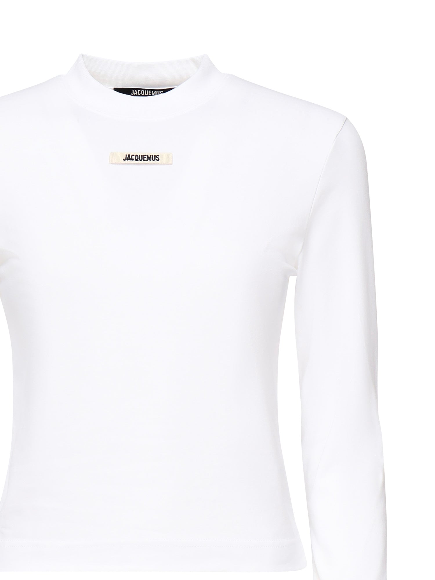 T-shirt in gros grain 24ETSW00155AJ00124 100 JACQUEMUS 