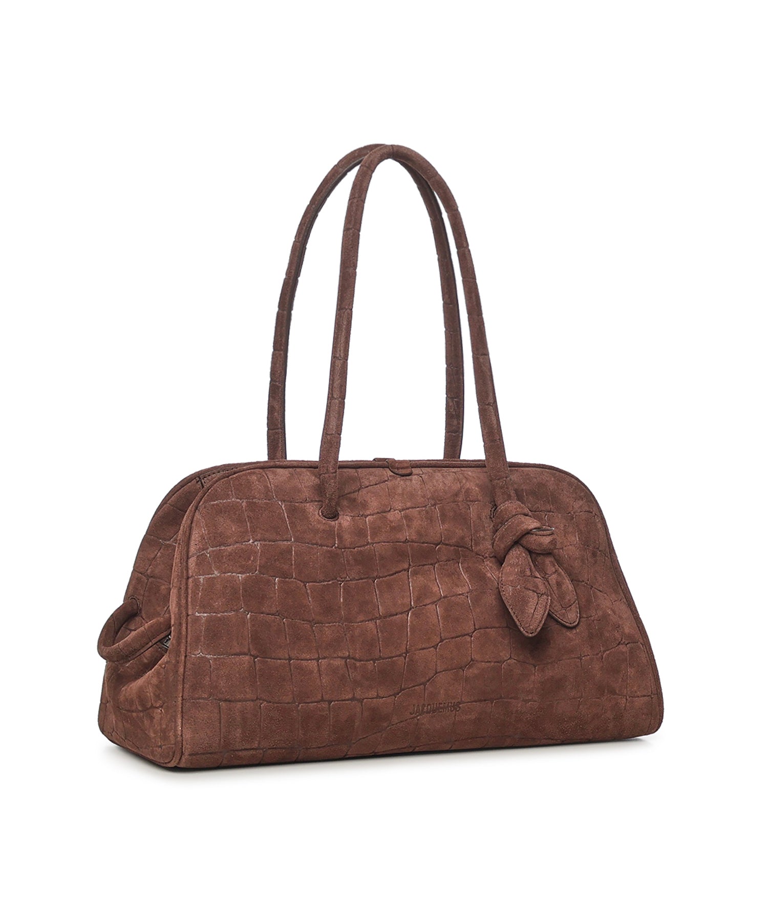 Borsa bowling in pelle scamosciata 25EBAU00417AC07A09 880 JACQUEMUS 