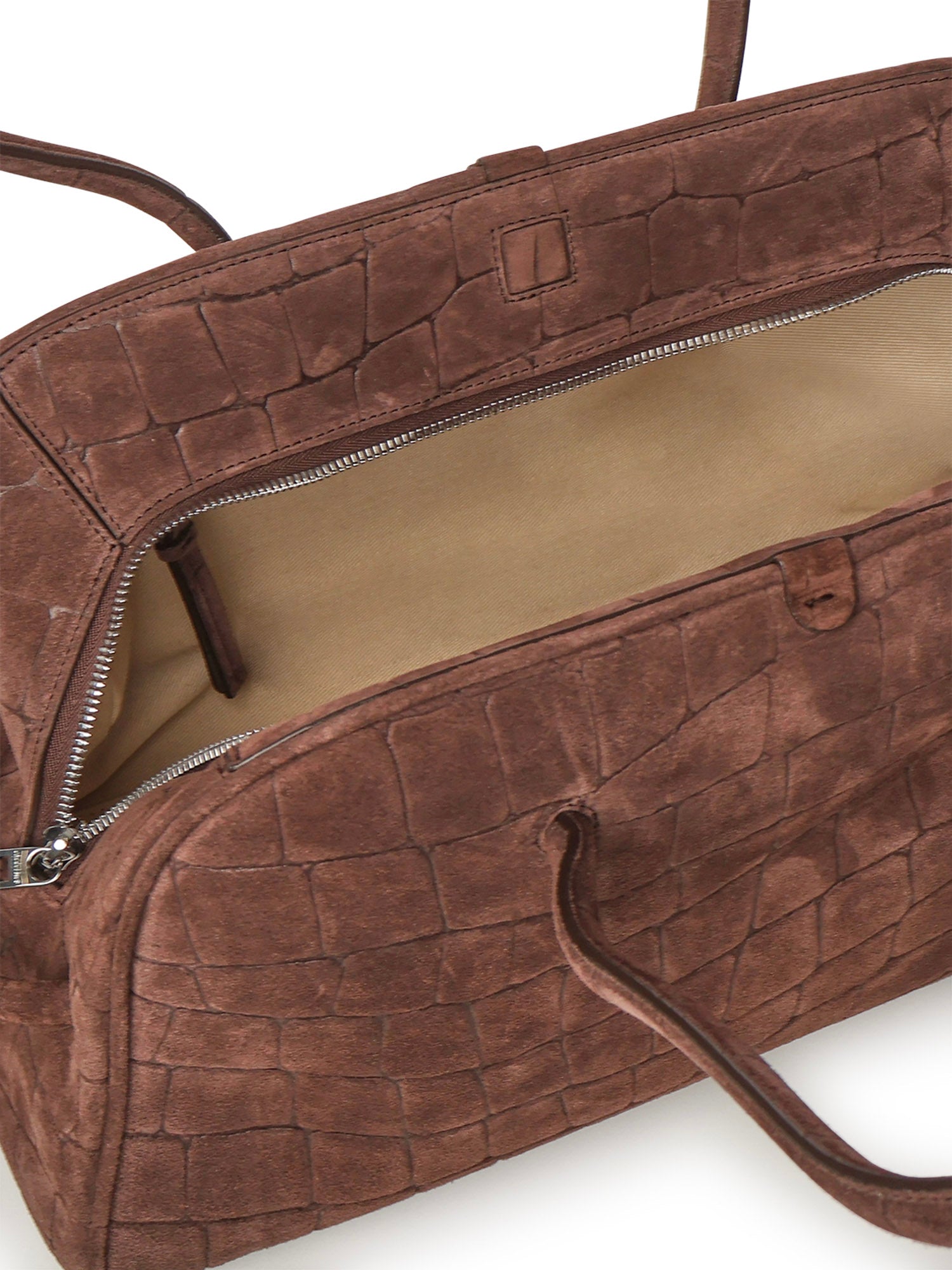 Borsa bowling in pelle scamosciata 25EBAU00417AC07A09 880 JACQUEMUS 