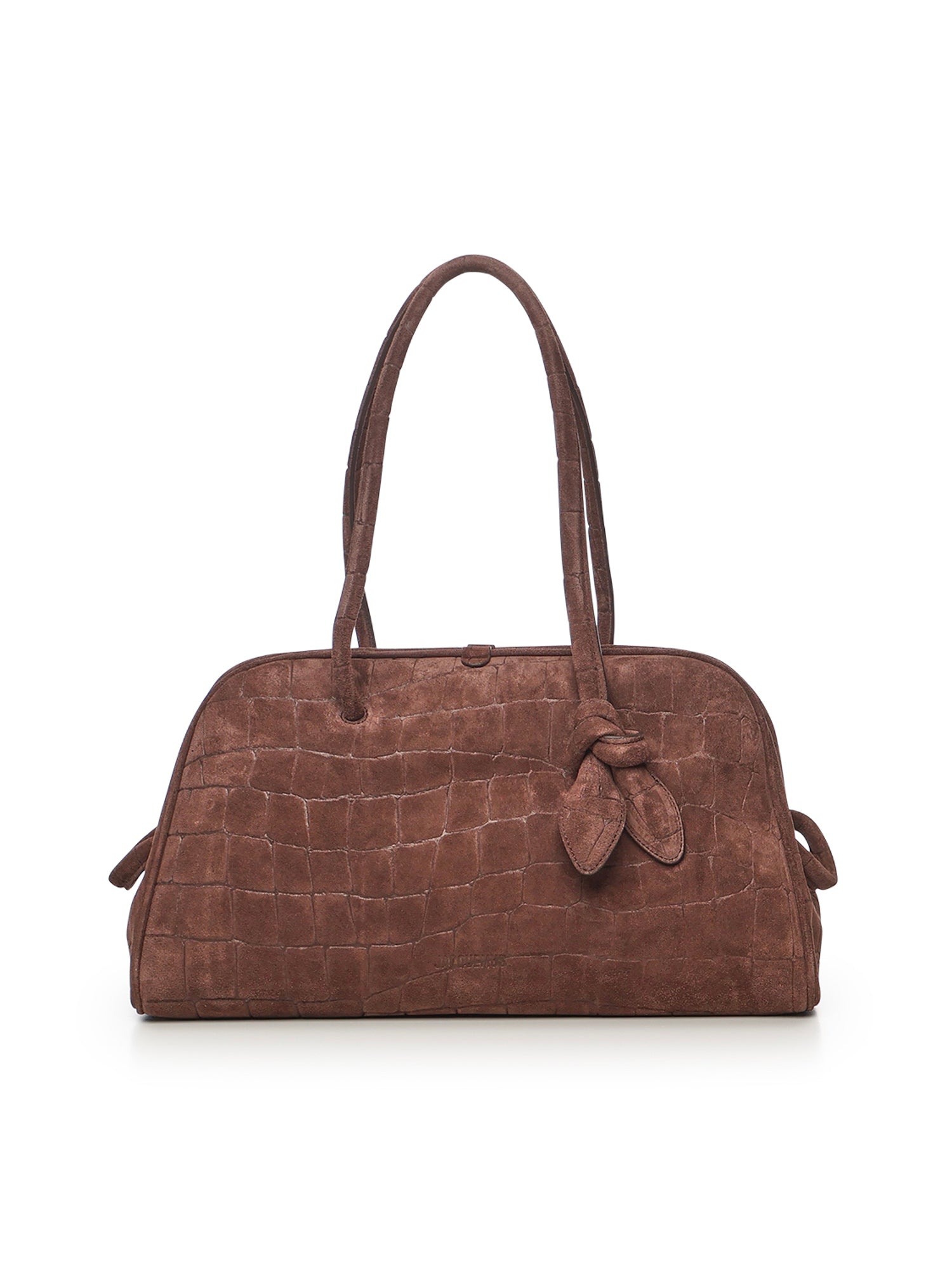 Borsa bowling in pelle scamosciata 25EBAU00417AC07A09 880 JACQUEMUS 