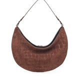 Borsa a spalla "Le Calisso Rond" in pelle scamosciata 25HBAW00437AC07A09 880 JACQUEMUS 