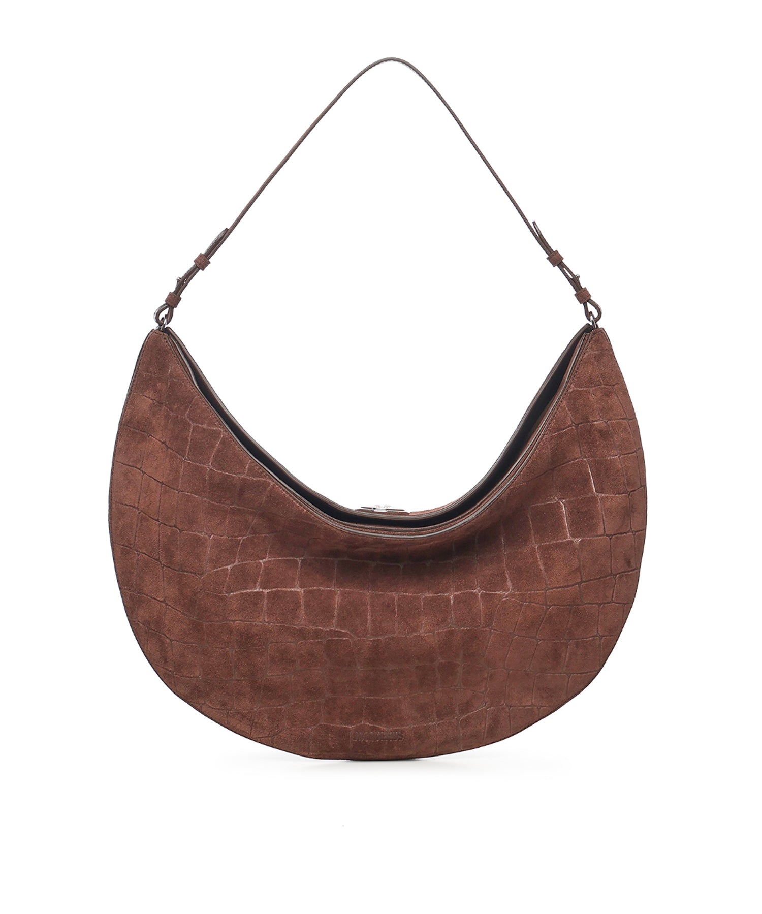 Borsa a spalla "Le Calisso Rond" in pelle scamosciata 25HBAW00437AC07A09 880 JACQUEMUS 