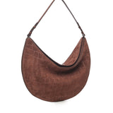 Borsa a spalla "Le Calisso Rond" in pelle scamosciata 25HBAW00437AC07A09 880 JACQUEMUS 