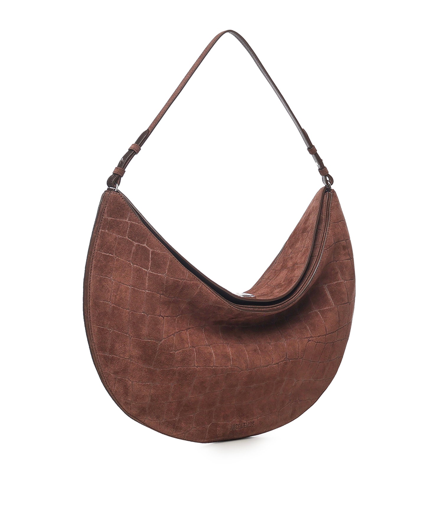 Borsa a spalla "Le Calisso Rond" in pelle scamosciata 25HBAW00437AC07A09 880 JACQUEMUS 