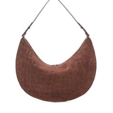 Borsa a spalla "Le Calisso Rond" in pelle scamosciata 25HBAW00437AC07A09 880 JACQUEMUS 